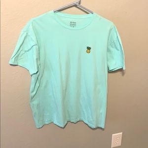 Turquoise Pineapple T Shirt